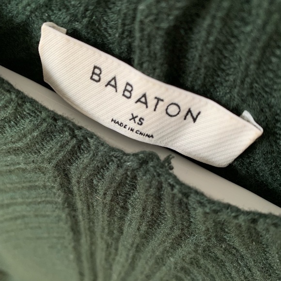 Babaton Aritzia Chalmers Sweater in Scarab Green - Picture 3 of 8